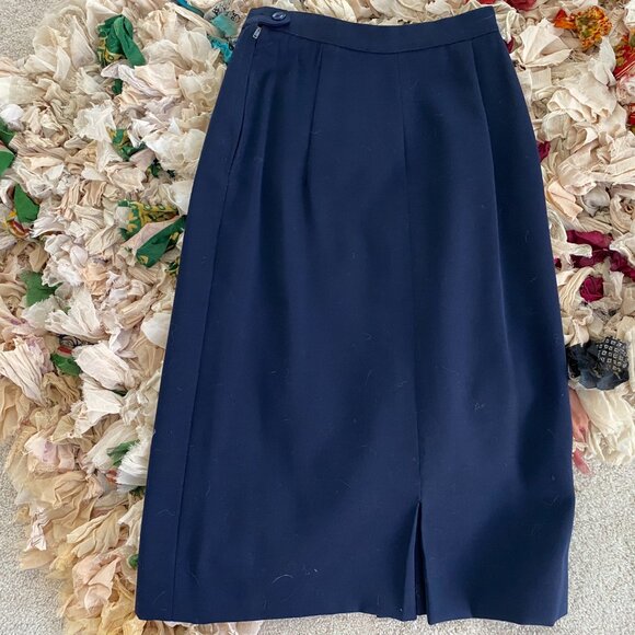 Vintage 1950s Lilli Ann Navy & Cream Suit – Mid-Century Elegance - Picture 8 of 12